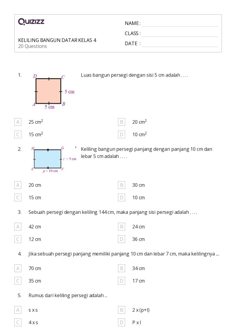 3 Rahasia Soal Luas dan Keliling Bangun Datar Kelas 4 yang Selama Ini Salah Dipahami