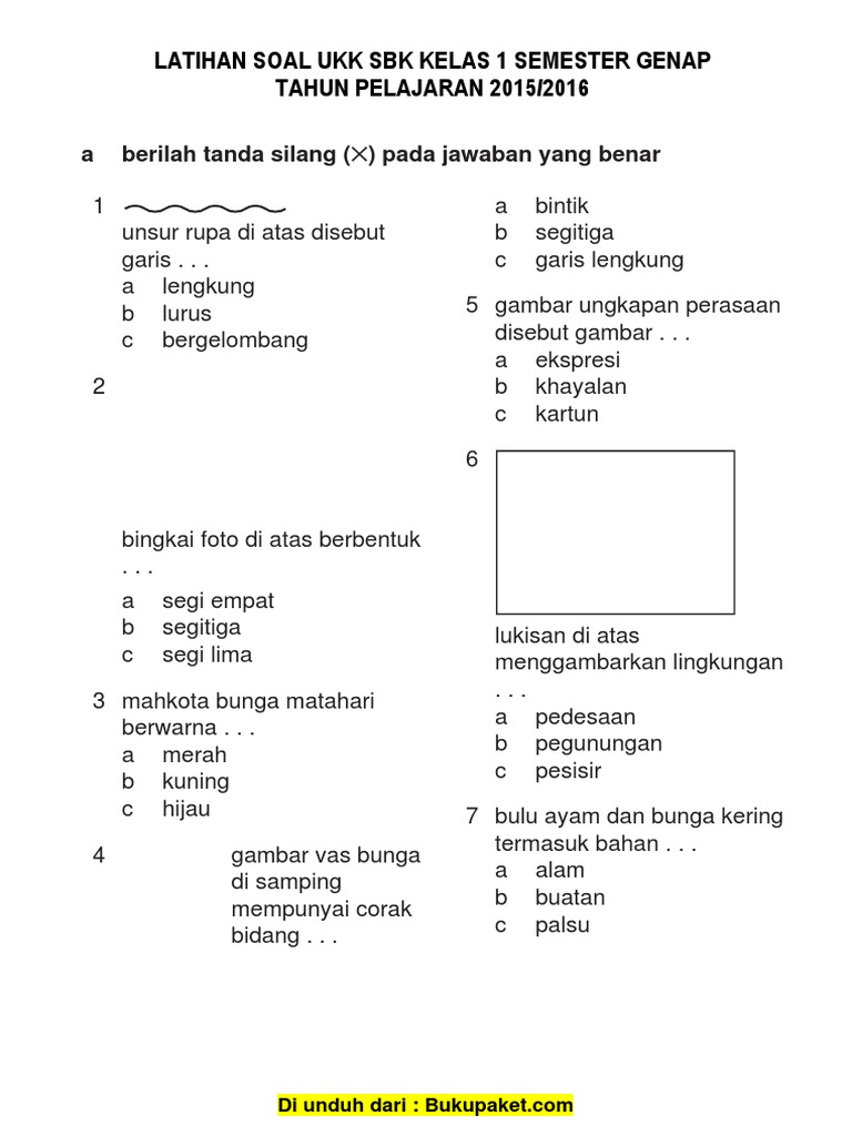 3 Rahasia Sukses Soal SBK Kelas 3 Semester 1 yang Wajib Diketahui Orang Tua