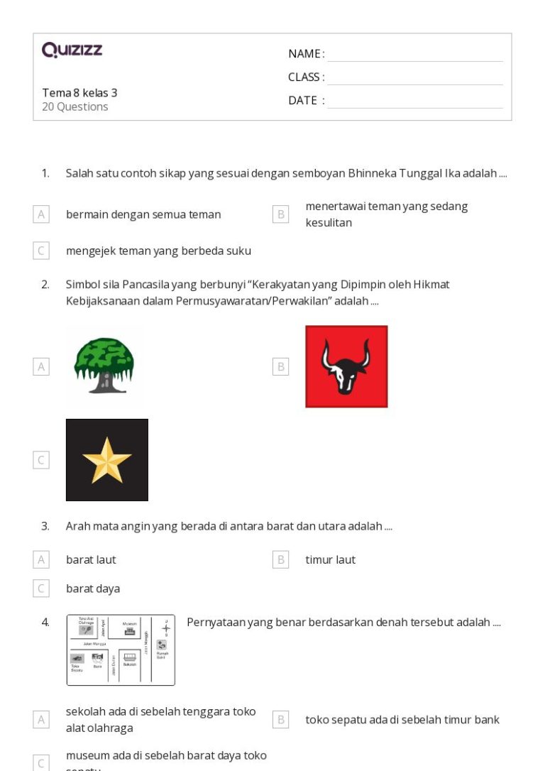5 Soal Kelas 3 Tema 8 Subtema 2 yang Sering Muncul di Ujian 2026, Wajib Tahu!