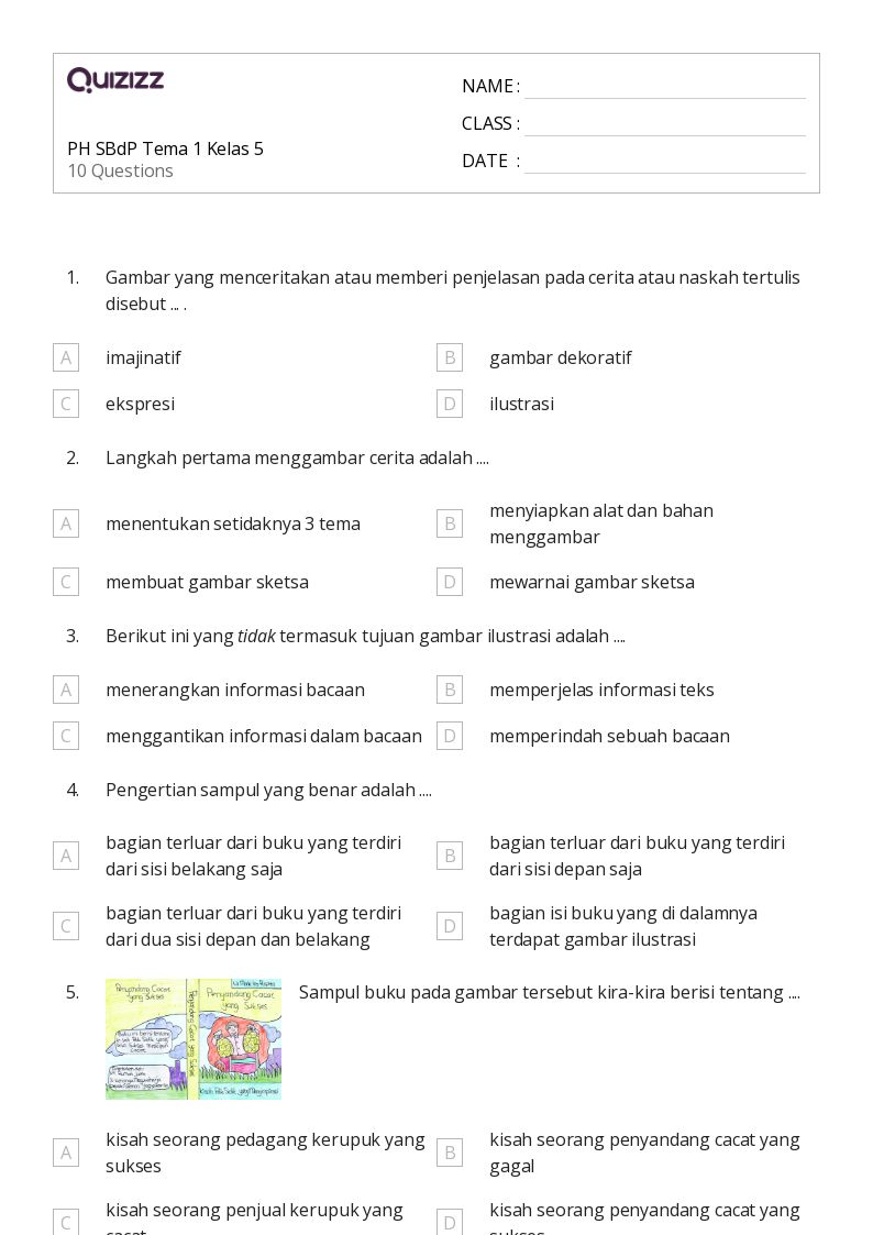 50 lembar kerja Ekspresi untuk Kelas 4 di Quizizz Gratis Dapat Dicetak