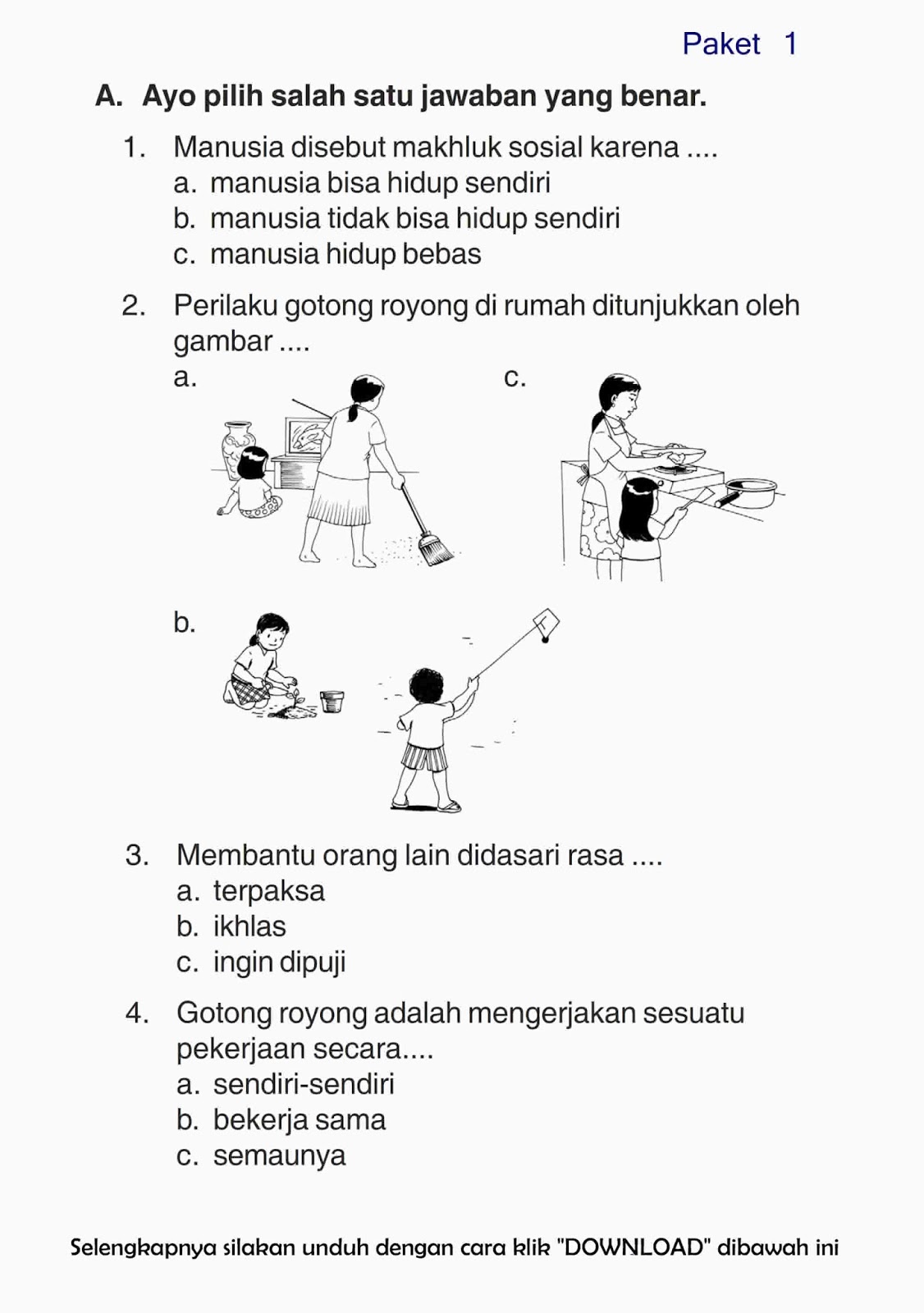 40 soal lks pkn kelas 6 semester 2 STAKARFAK ac id