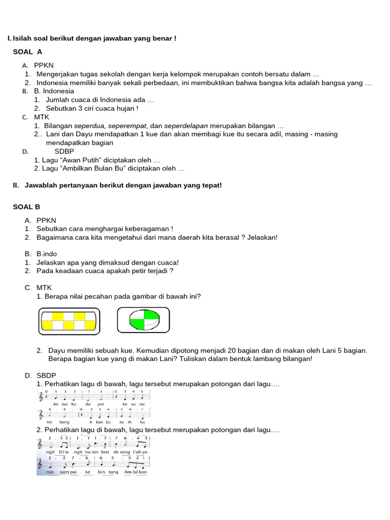 Akhirnya Terungkap Rahasia Hanapi Bani Soal Tema 5 Subtema 1 Kelas 3