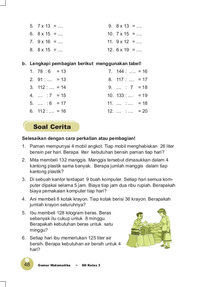 Ternyata 5 Contoh Soal Cerita Perkalian dan Pembagian Kelas 3 SD Sering Muncul di OSN 2026