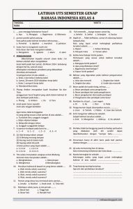 5 Rahasia Sukses Hadapi Soal Ulangan Bahasa Indonesia Kelas 4 Semester 2 yang Jarang Diketahui