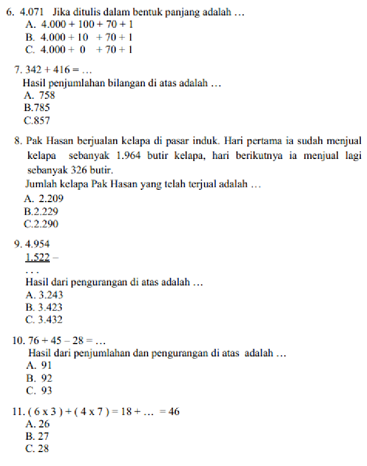 Download Bank Soal UAS SD Kelas 1 6 Semester 1 dan 2 Tahun 20152016 Download Bank Soal UAS SD Kelas 1 6 Semester 1 dan 2 Tahun 20152016
