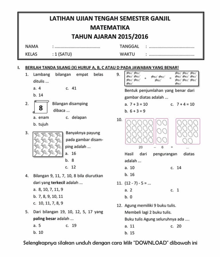 5 Soal UAS Kelas 4 Tema 2 Semester 1 Kurikulum 2013 yang Sering Muncul dan Wajib Dikuasai
