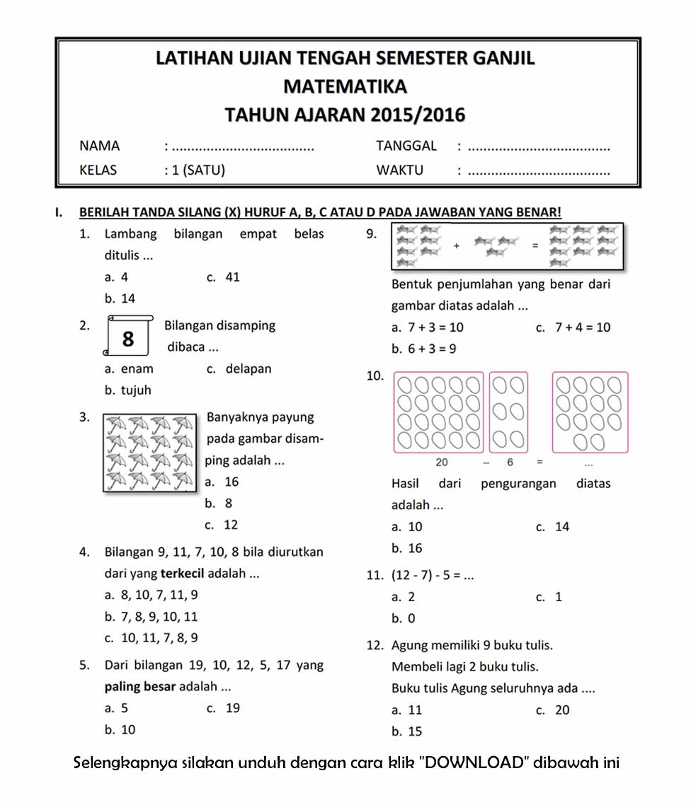 5 Soal UAS Kelas 4 Tema 2 Semester 1 Kurikulum 2013 yang Sering Muncul dan Wajib Dikuasai