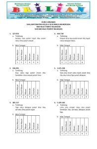 Akhirnya Terungkap: 3 Fakta Soal Matematika Kelas 4 Kurikulum Merdeka Semester 1