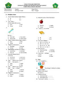 Akhirnya Terungkap! Soal Ujian Bahasa Indonesia Kelas 4 Sarat Pesan Kepatuhan Diam dan Duduk