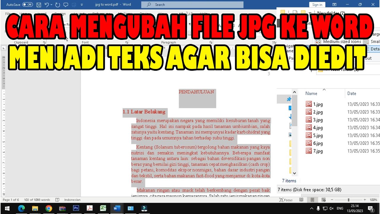 3 Rahasia Cara Ubah JPG ke Word untuk Text Diedit di 2026, Ternyata Semudah Ini