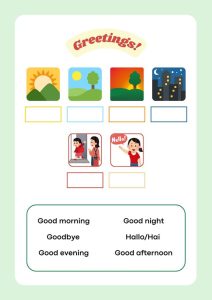 Akhirnya Tersedia Kumpulan Contoh Soal Bahasa Inggris Greeting Kelas 1 SD yang Wajib Diketahui Guru dan Orang Tua