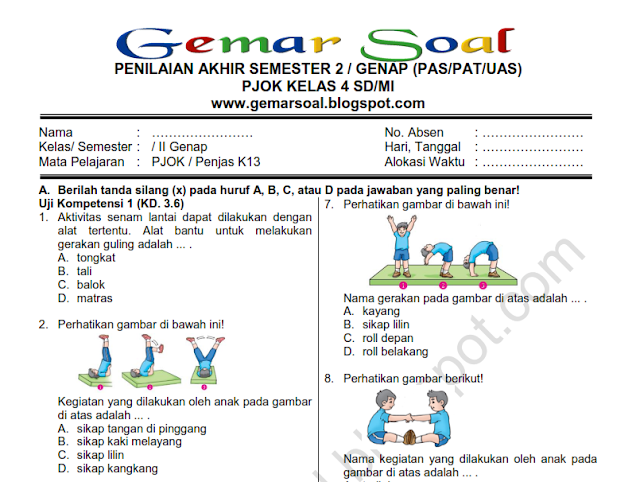 Rahasia Kurikulum 2013 Soal Penjaskes UAS Kelas 4-6 Semester 2: 5 Tips Praktis Guru Rahasia Kurikulum 2013 Soal Penjaskes UAS Kelas 4-6 Semester 2: 5 Tips Praktis Guru