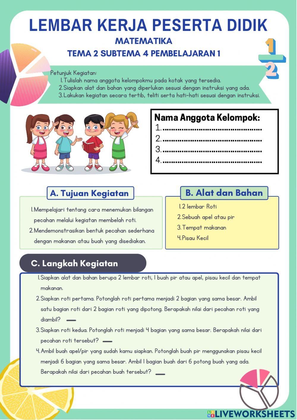 Mengukir Kebersamaan Contoh Soal dan Pembahasan Tema 1 Kelas 3 SD