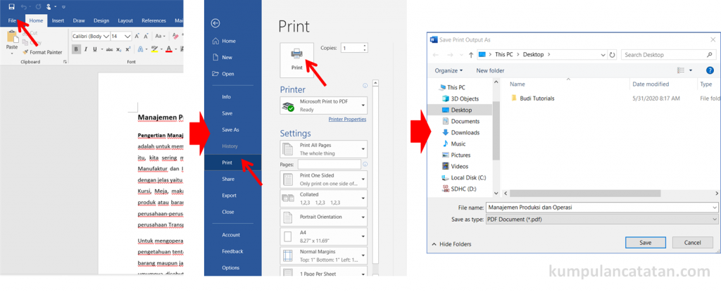 3 Cara Ubah MS Word Jadi PDF Tanpa Ribet, Ternyata Semudah Ini