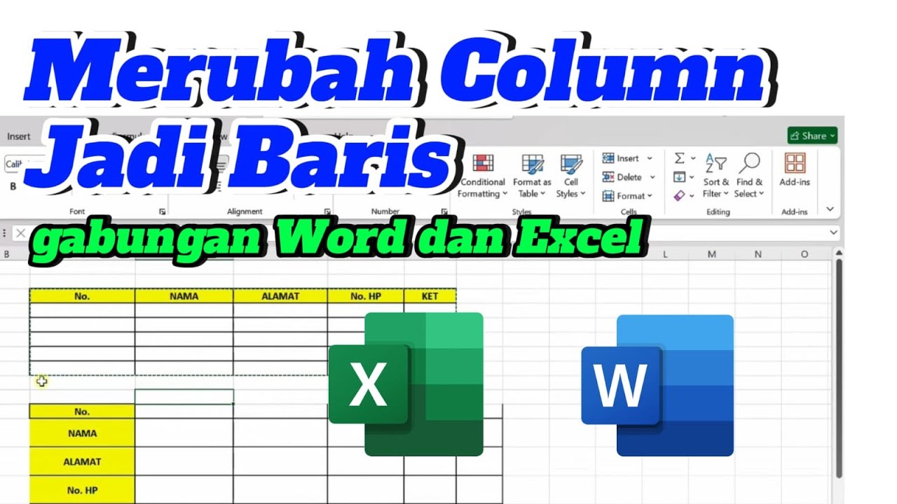 5 Cara Ubah Kolom Jadi Baris di Word yang Jarang Diketahui, Bikin Kerja Lebih Cepat