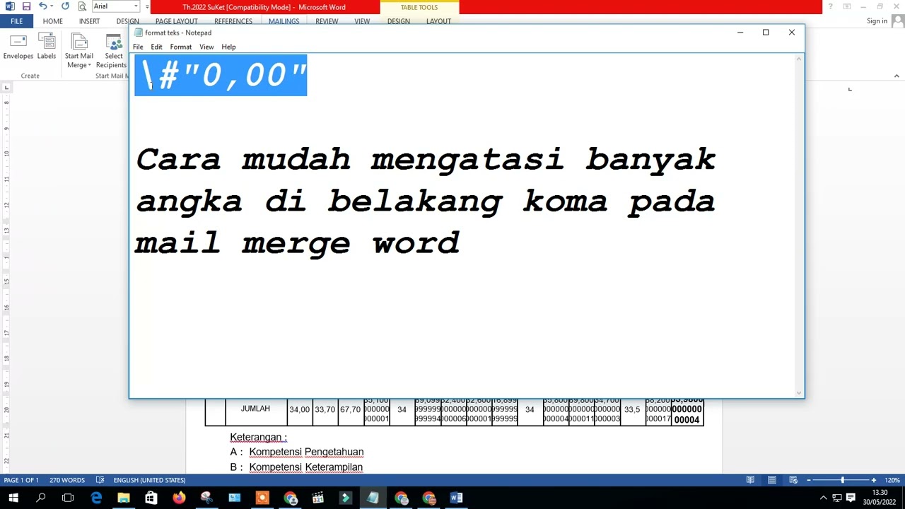 Akhirnya Terungkap 3 Cara Ubah Jumlah Nominal Dibelakang Koma di Word yang Selama Ini Jarang Diketahui