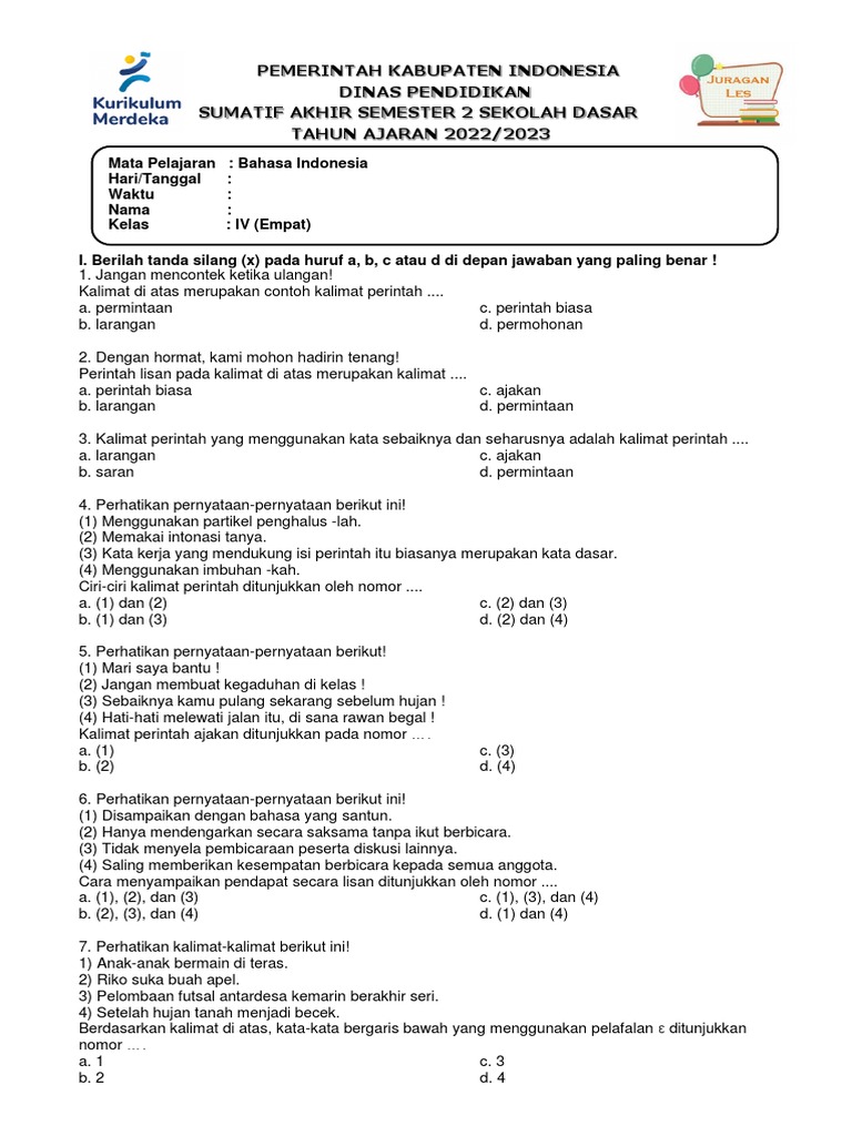 Rahasia Lulus Nilai Sempurna dengan Latihan soal pat kelas 4 semester 2 Terbaru Rahasia Lulus Nilai Sempurna dengan Latihan soal pat kelas 4 semester 2 Terbaru