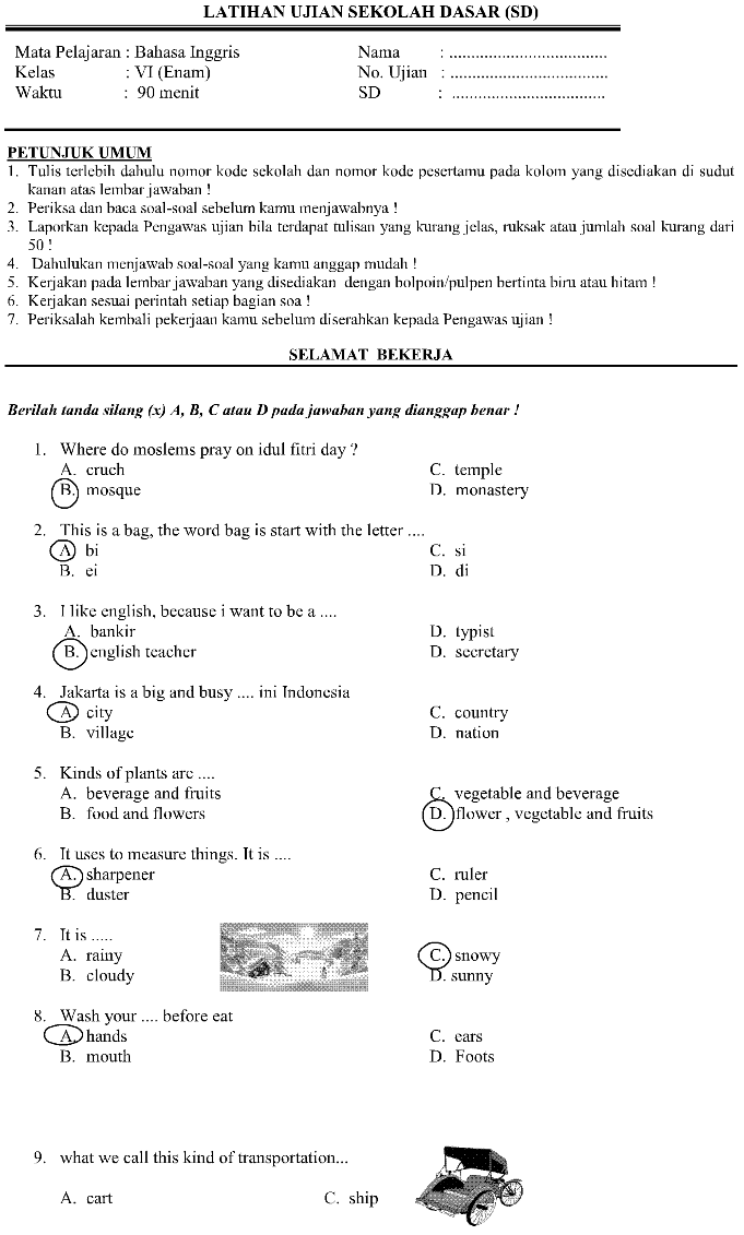 Rahasia Skor Tinggi Bocoran Soal Olimpiade Bahasa Inggris Kelas 4 SD Terbaru